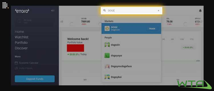 How to Buy Dogecoin on eToro